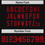 Custom Black Red Women Basketball Jersey Dress