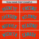 Custom Orange Sky Blue Women Basketball Jersey Dress