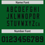 Custom Kelly Green Black Women Basketball Jersey Dress