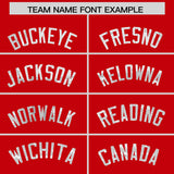 Custom Red White Women Basketball Jersey Dress