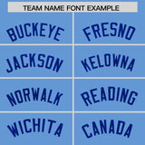 Custom Light Blue Royal Women Basketball Jersey Dress