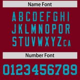 Custom Crimson Sky Blue Women Basketball Jersey Dress