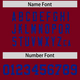 Custom Crimson Royal Women Basketball Jersey Dress