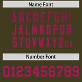 Custom Olive Pink Women Basketball Jersey Dress