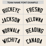 Custom Cream Black Women Basketball Jersey Dress