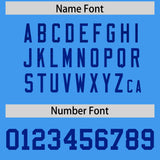 Custom Powder Blue Royal Women Basketball Jersey Dress