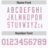 Custom White Light Pink Women Basketball Jersey Dress