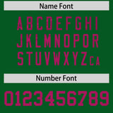 Custom Kelly Green Pink Women Basketball Jersey Dress