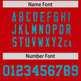 Custom Red Sky Blue Women Basketball Jersey Dress