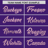 Custom Purple Light Pink Women Basketball Jersey Dress