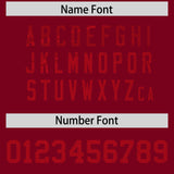 Custom Crimson Red Women Basketball Jersey Dress