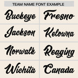 Custom Cream Black Women Basketball Jersey Dress