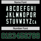 Custom Black Color Block Mesh Authentic Football Jersey