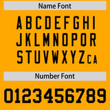 Custom Black Yellow Raglan Sleeves Side Blocks Pattern Authentic Football Jersey