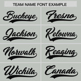 Custom Gray Pink and Powder Blue Sides Gradient Fashion Personalized Team Football Jersey