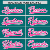 Custom Aqua Gold Sides Gradient Fashion Personalized Team Football Jersey