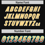 Custom Black Khaki and Cardinal Sides Gradient Fashion Personalized Team Football Jersey