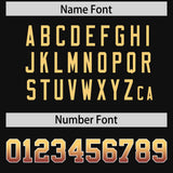 Custom Black Khaki and Cardinal Sides Gradient Fashion Personalized Team Football Jersey