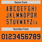 Custom Orange Black and Purple Sides Gradient Fashion Personalized Team Football Jersey