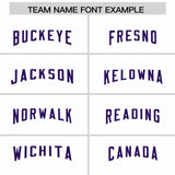 Custom White Purple and Pink Sides Gradient Fashion Personalized Team Football Jersey