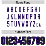 Custom White Purple and Pink Sides Gradient Fashion Personalized Team Football Jersey