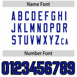Custom White Royal and Red Sides Gradient Fashion Personalized Team Football Jersey
