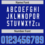 Custom Royal Powder Blue and Pink Sides Gradient Fashion Personalized Team Football Jersey