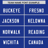 Custom Royal Classic Style American Football Jerseys
