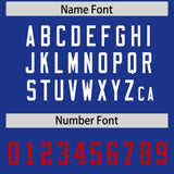Custom Royal Classic Style American Football Jerseys