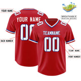 Custom Red Classic Style American Football Jerseys