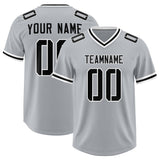 Custom Silver Classic Style American Football Jerseys