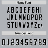 Custom Silver Classic Style American Football Jerseys