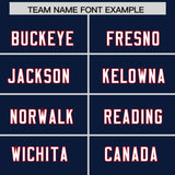 Custom Navy Classic Style American Football Jerseys