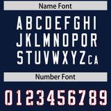 Custom Navy Classic Style American Football Jerseys