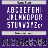 Custom Purple Classic Style American Football Jerseys