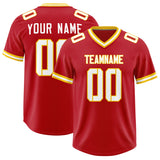 Custom Red Classic Style American Football Jerseys