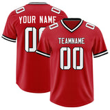 Custom Red Classic Style American Football Jerseys