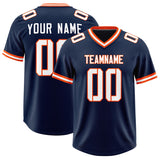 Custom Navy Classic Style American Football Jerseys
