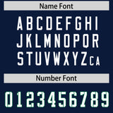 Custom Navy Classic Style American Football Jerseys