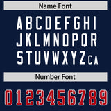 Custom Navy Classic Style American Football Jerseys