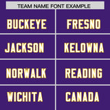 Custom Purple Classic Style American Football Jerseys