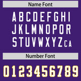 Custom Purple Classic Style American Football Jerseys