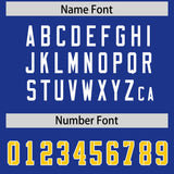 Custom Royal Classic Style American Football Jerseys