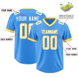Custom Powder Blue Classic Style American Football Jerseys