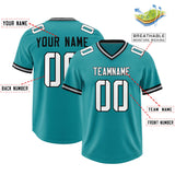 Custom Aqua Classic Style American Football Jerseys