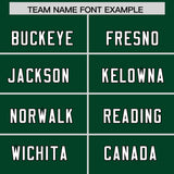 Custom Green Classic Style American Football Jerseys