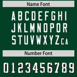 Custom Green Classic Style American Football Jerseys