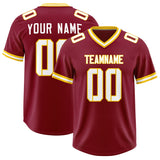 Custom Crimson Classic Style American Football Jerseys