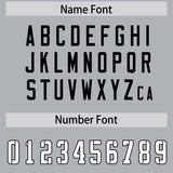 Custom Silver Classic Style American Football Jerseys