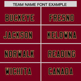 Custom Crimson Classic Style American Football Jerseys